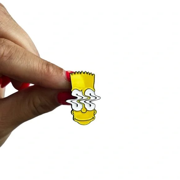 Bart Simpson Enamel Pin - Picture 2 of 2